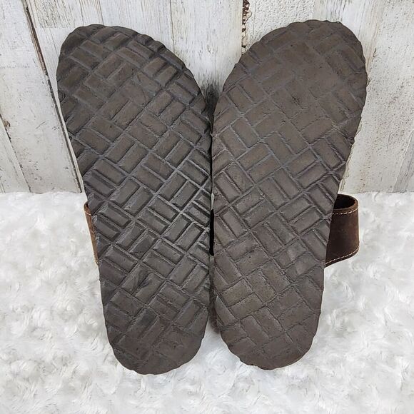 White Mountain Carly Slide On Sandals Brown Size 9 - Picture 5 of 9